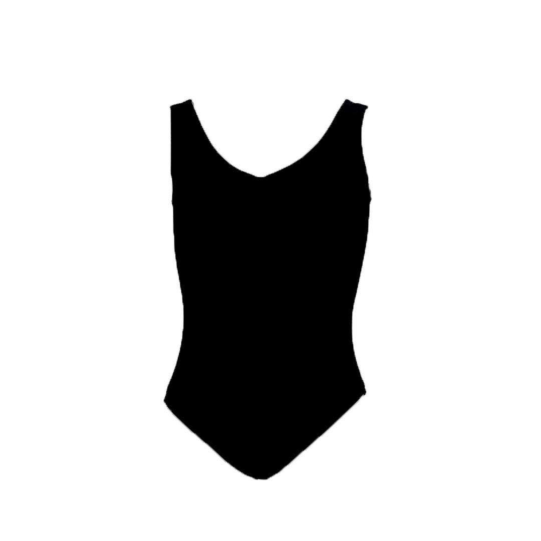 Essential Gathered Front Leotard - High Back