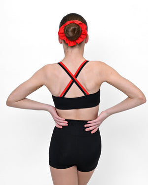 Total Dance Studio Wear Personalised High Waisted Dance Shorts - Side