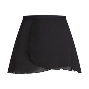 Total Dance Studio Wear Traditional Georgette Wrap Skirt - Ballet Wrap Skirt - Side