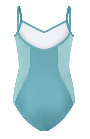 Pink Lemon Dancewear Shimmer Cami Strap Leotard - Leotards - Detail
