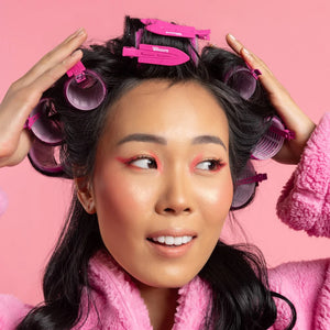 Slick Hair Company Heatless Velcro Hair Rollers - Back