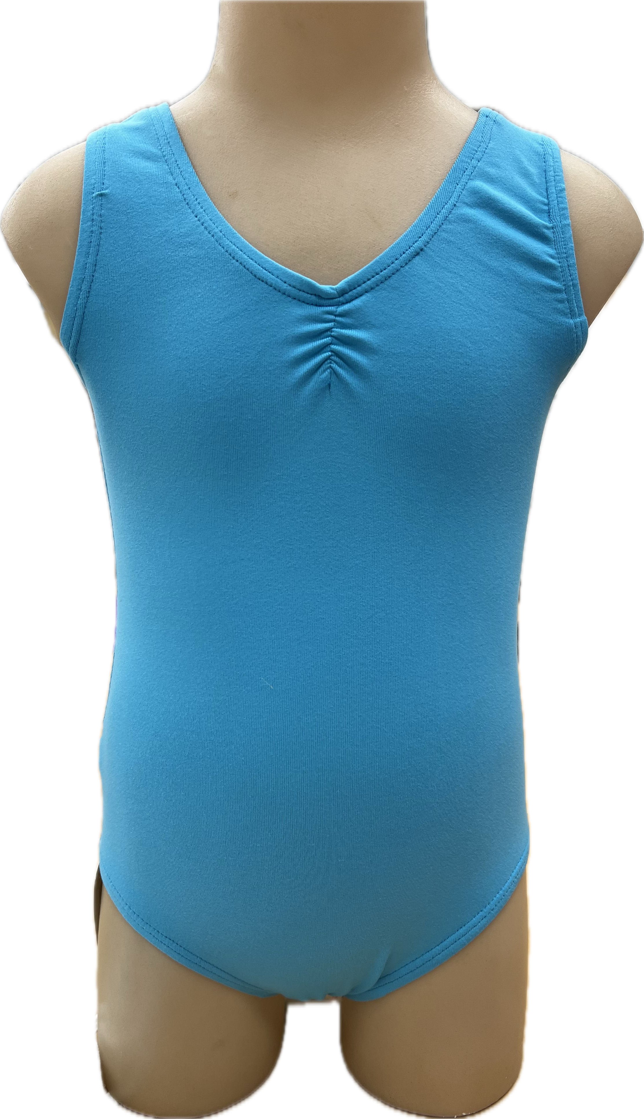 Essential Gathered Front Leotard - High Back