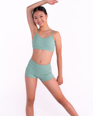 Pink Lemon Dancewear Ribbed Back to Basics - Crop - Crops - Detail