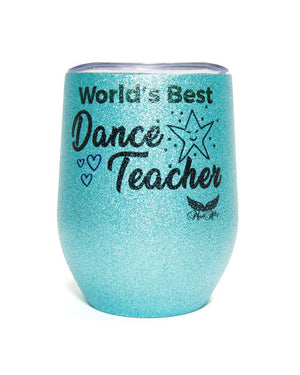 Mad Ally Stemless Glitter Cup - Dance Teacher - Stemless mug - Side