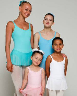 Total Dance Studio Wear Amanda Thin Strap Panel Front Leotard Child & Adult - Leotards - Side