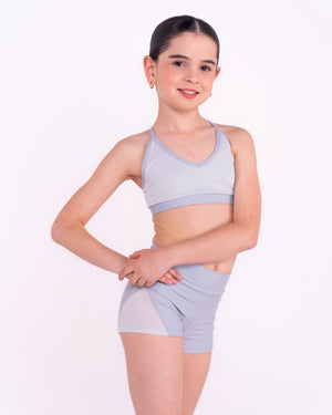 Pink Lemon Dancewear Shimmer Crop Top - Crops