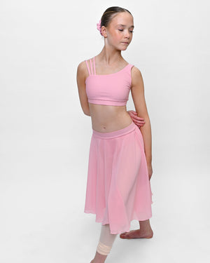 Total Dance Studio Wear Mastery Dance Skirt - Hi Multi Chiffon - Side