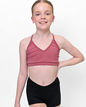 Total Dance Studio Wear Personalised High Waisted Contrast Crossover Band Dance Shorts - Close-up