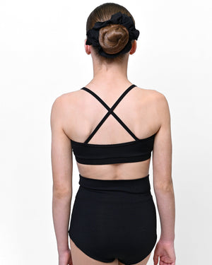 Total Dance Studio Wear Essential Dance Cross Strap Crop Top - Crops - View 10