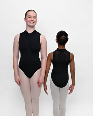 Total Dance Studio Wear Elara Mesh Panel Dance Leotard - Leotards - Back