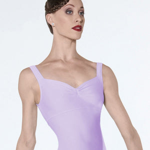 Wear Moi Galate Pinch Front Tank Leotard - Lilac | Child & Adult Sizes - Leotards - Side