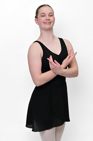 Total Dance Studio Wear Traditional Georgette Wrap Skirt - Ballet Wrap Skirt
