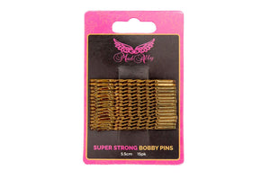 Mad Ally Super Strong Bobby Pins - Blonde & Brown