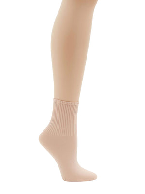 Capezio Ribbed Ballet Sock - Socks - Back