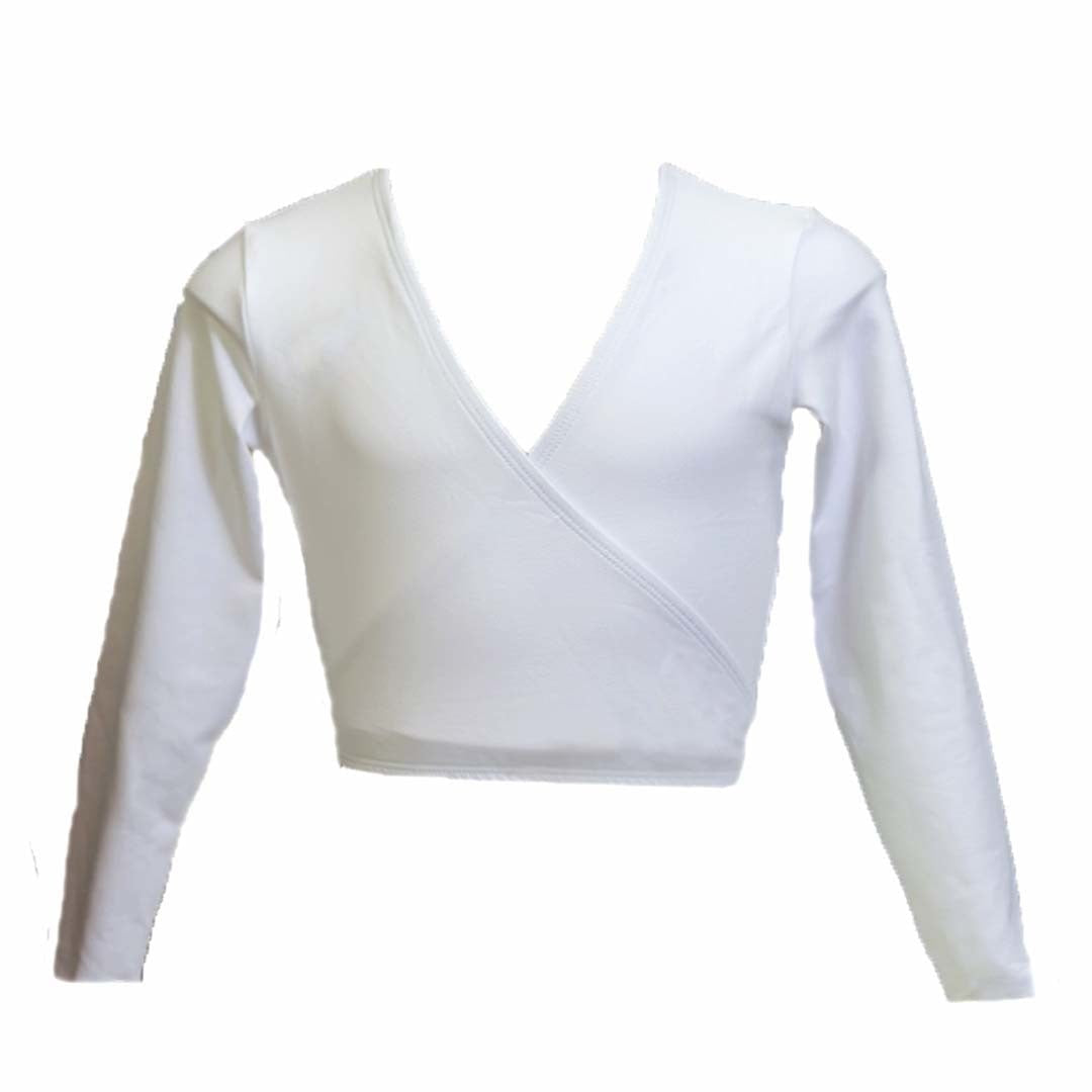 Essential Long Sleeve Dance Cross Over - Tie up style