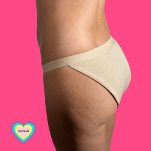 Knicked Dance Diva Pro - High Cut Bikini - Heavy Absorbency - Period Underwear - Detail