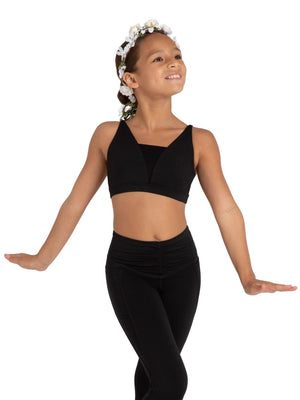 Capezio Irish Mesh Bra Crop Top - Dance Crop top - Close-up