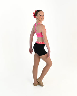 Vibe V Band Shorts - Electric Pink 2