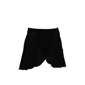 Total Dance Studio Wear Georgette Pull-On Ballet Wrap Skirt - Pull on Ballet Skirt - Side