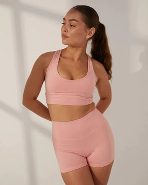 Diamond Active Motion Hi-Rise Short Adult - Peach - Shorts - Side