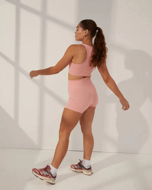 Diamond Active Motion Hi-Rise Short Adult - Peach - Shorts - Close-up