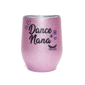 Mad Ally Stemless Glitter Cup - Dance Nana - Stemless mug