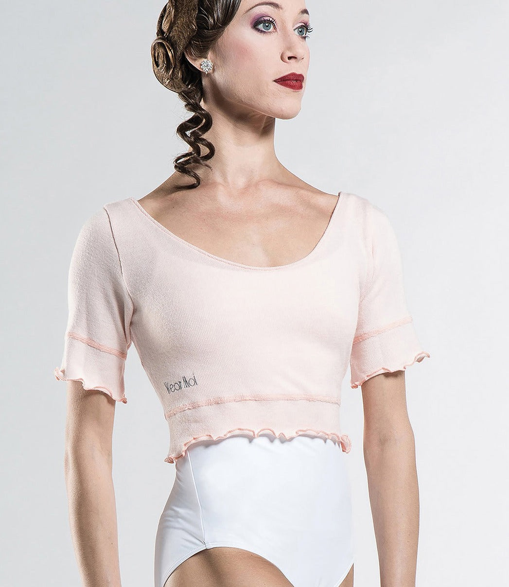 Naya Sweater Crop Top Child - Salmon