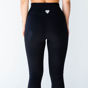 Diamond Active Performance Legging - Black - Leggings - Back