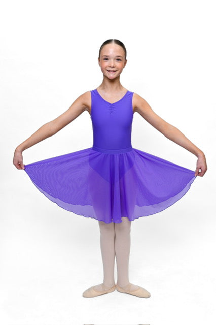 Juliana Mesh Circle  Knee Length Skirt