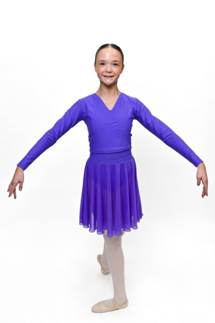 Child's Pull-On Ballet Crossover Wrap Top