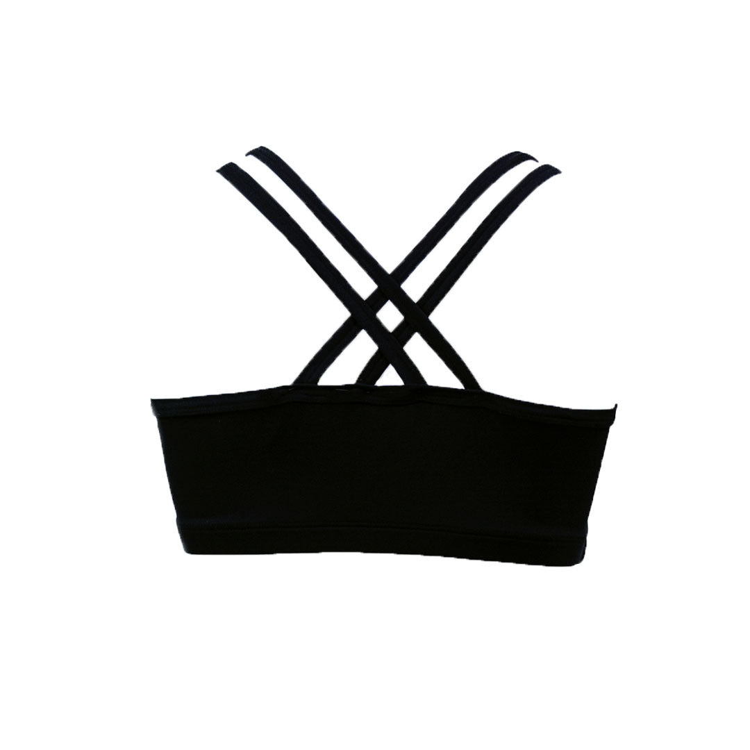 Essential Double Cross Strap Crop