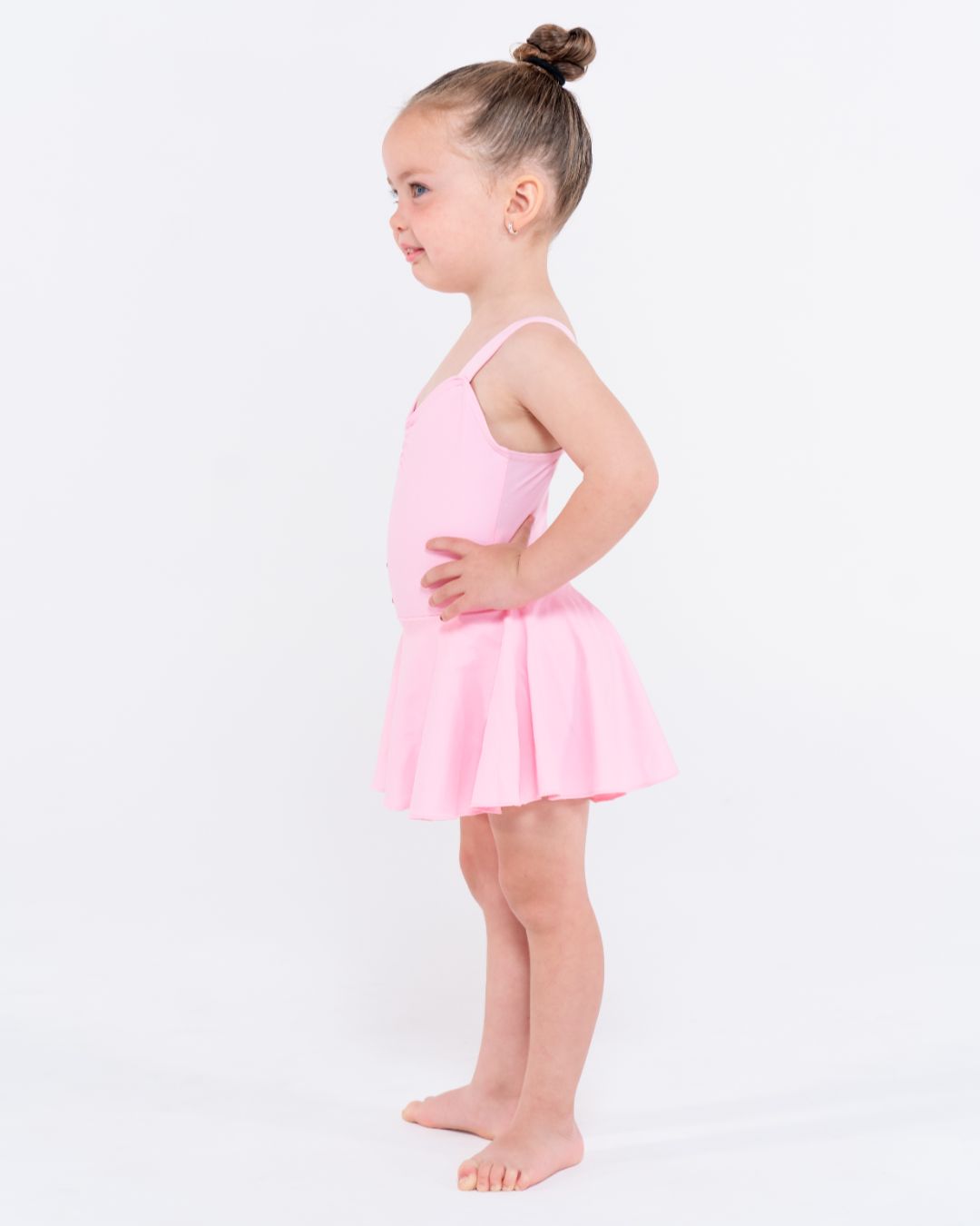 Ava Wide Strap Leotard with Skirt