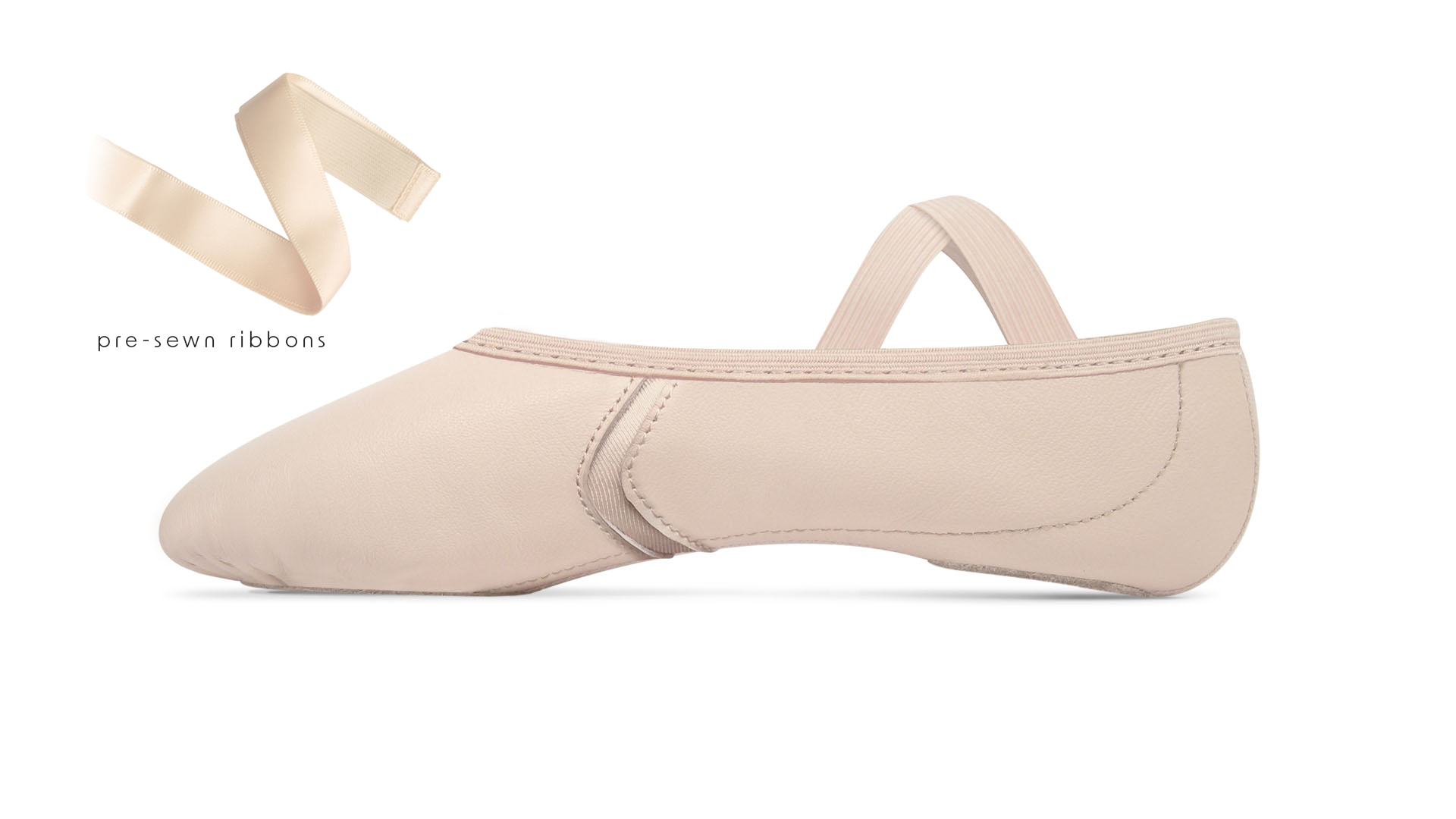 Elemental Reflex Performance Leather - Childs - with pre sewn Ballet Ribbons