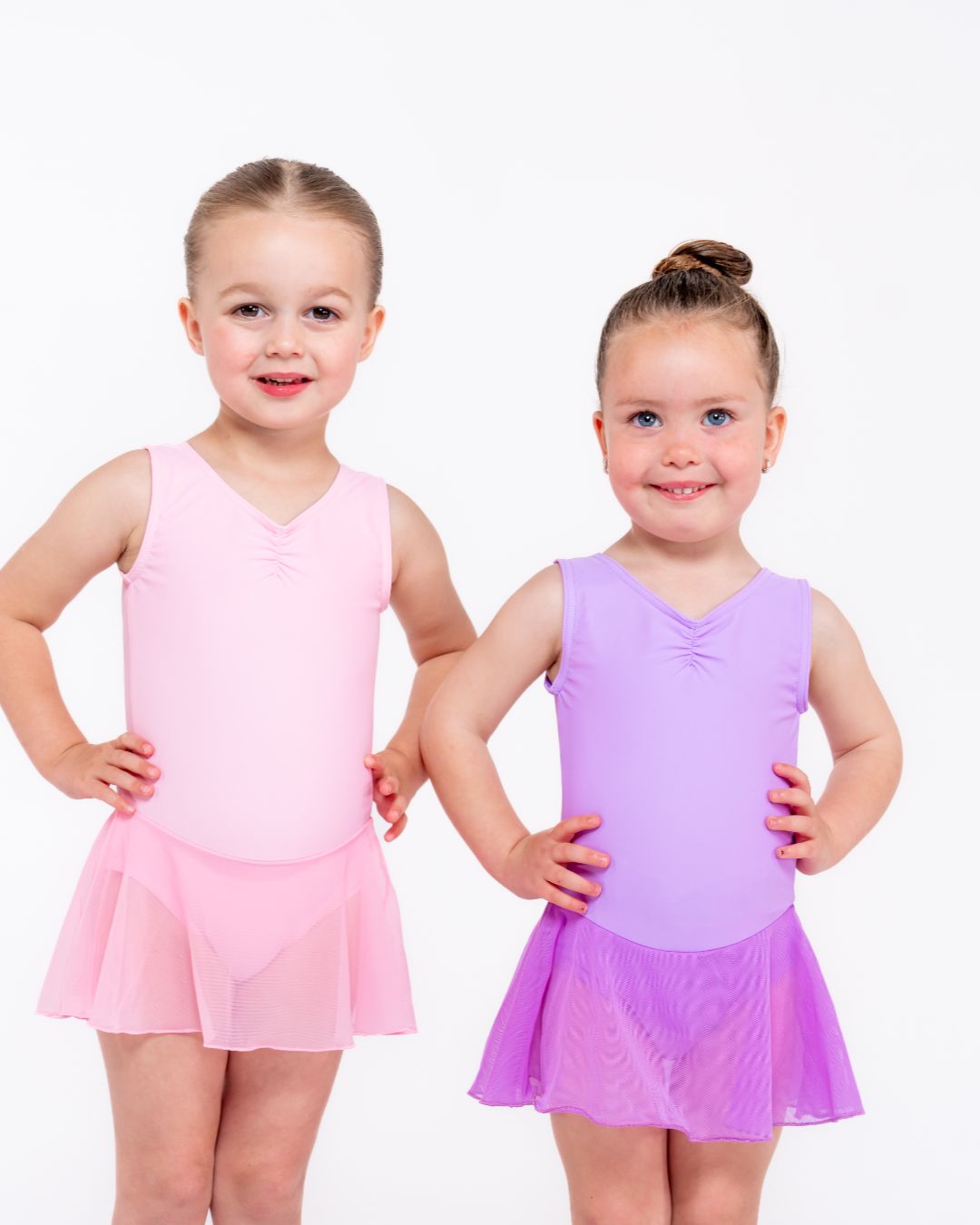 Gisele Traditional Gathered Front Leotard Skirt