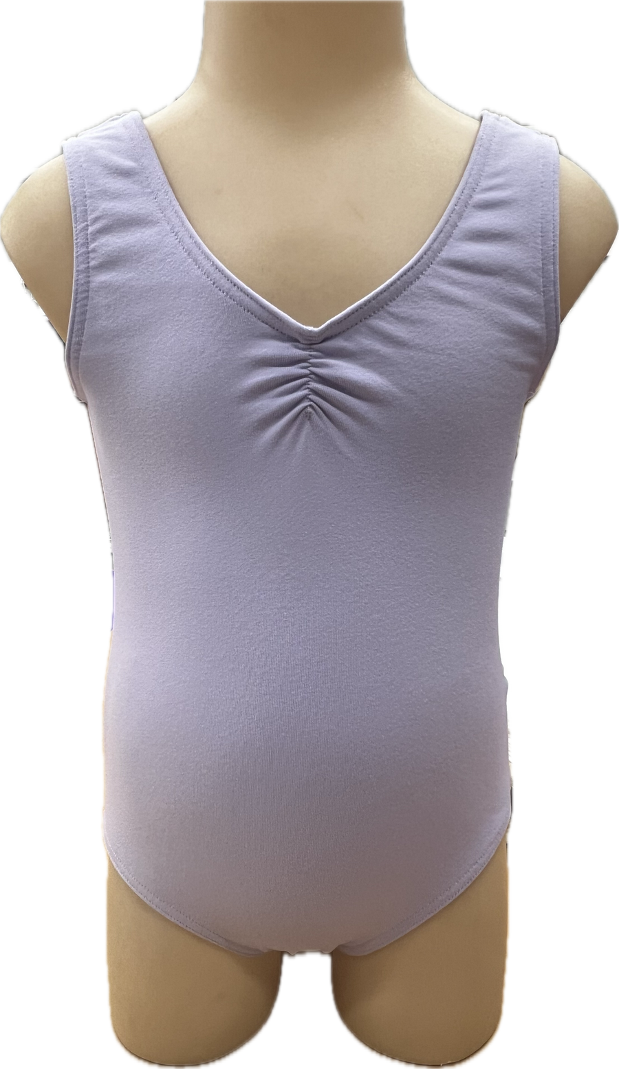 Gathered Front Leotard - High Back