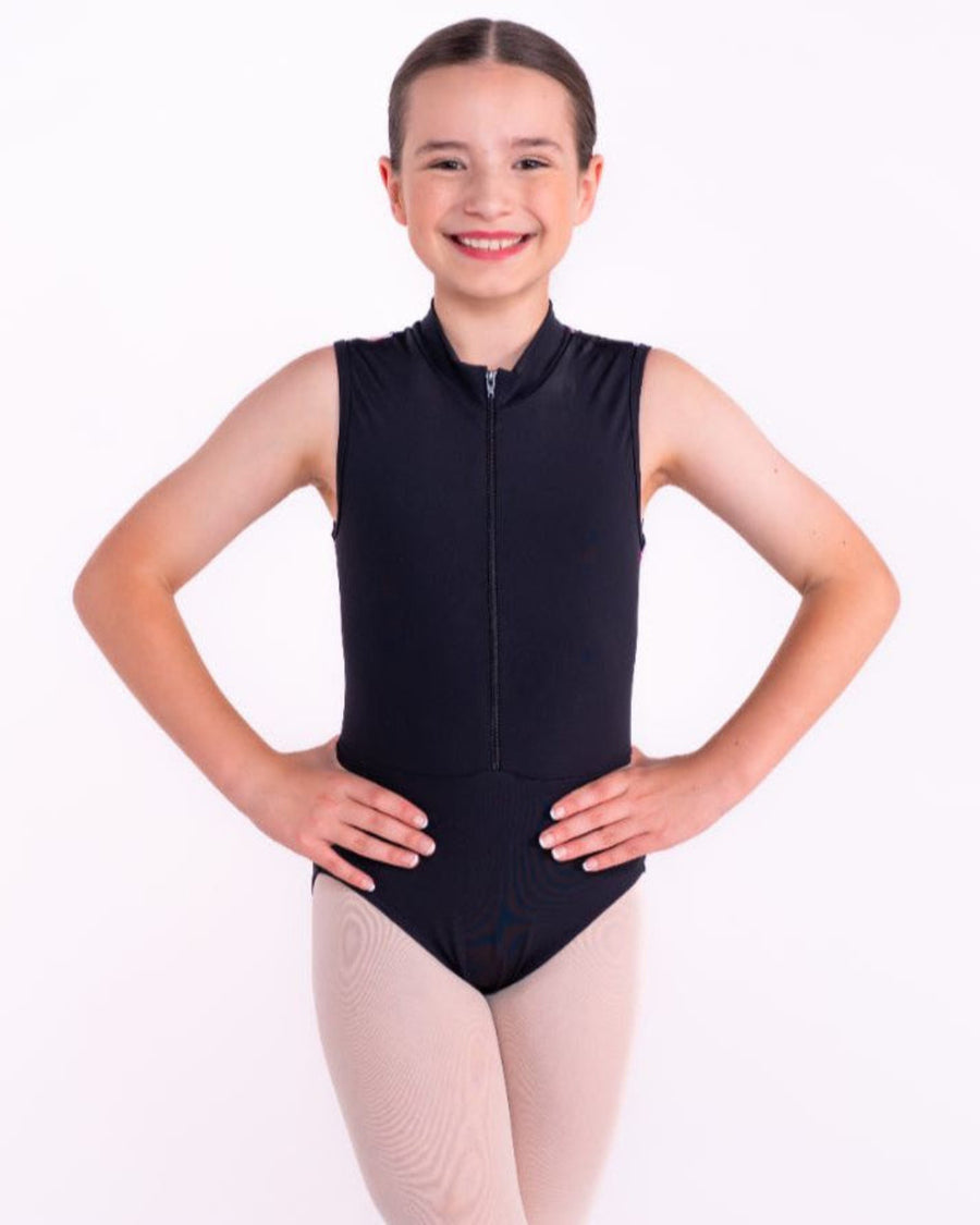 Florence Mesh Leotard - Elegant Dance Leotard with Floral Print