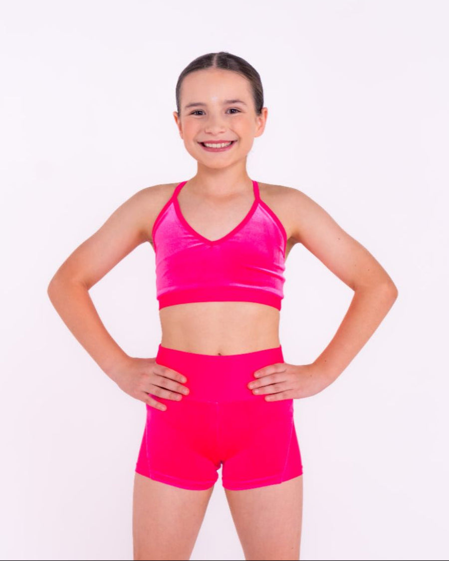 Kiki Velvet Crop Top