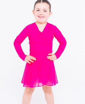 Total Dance Studio Wear Mesh Pull-On Ballet Wrap Skirt - Pull on Ballet Skirt - View 7