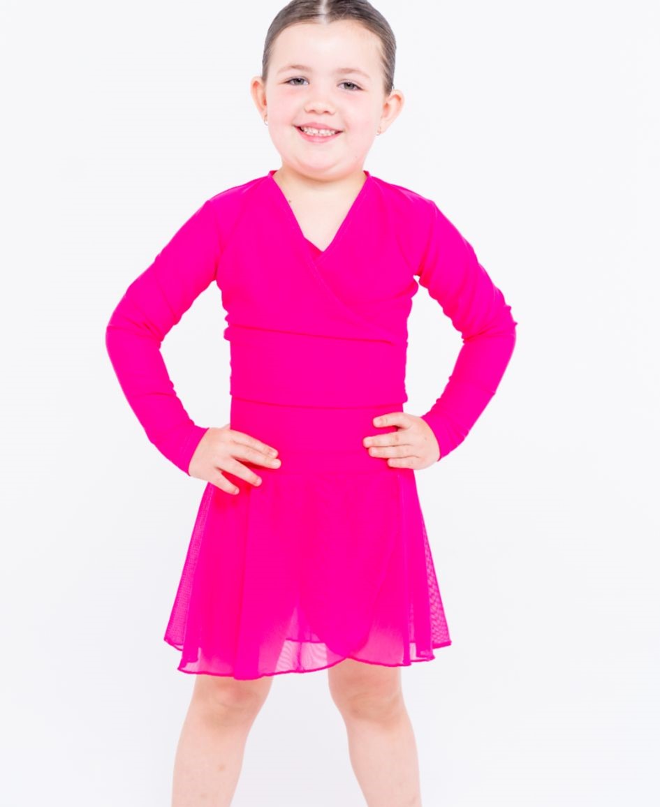 Total Dance Studio Wear Mesh Pull-On Ballet Wrap Skirt - Pull on Ballet Skirt - View 7