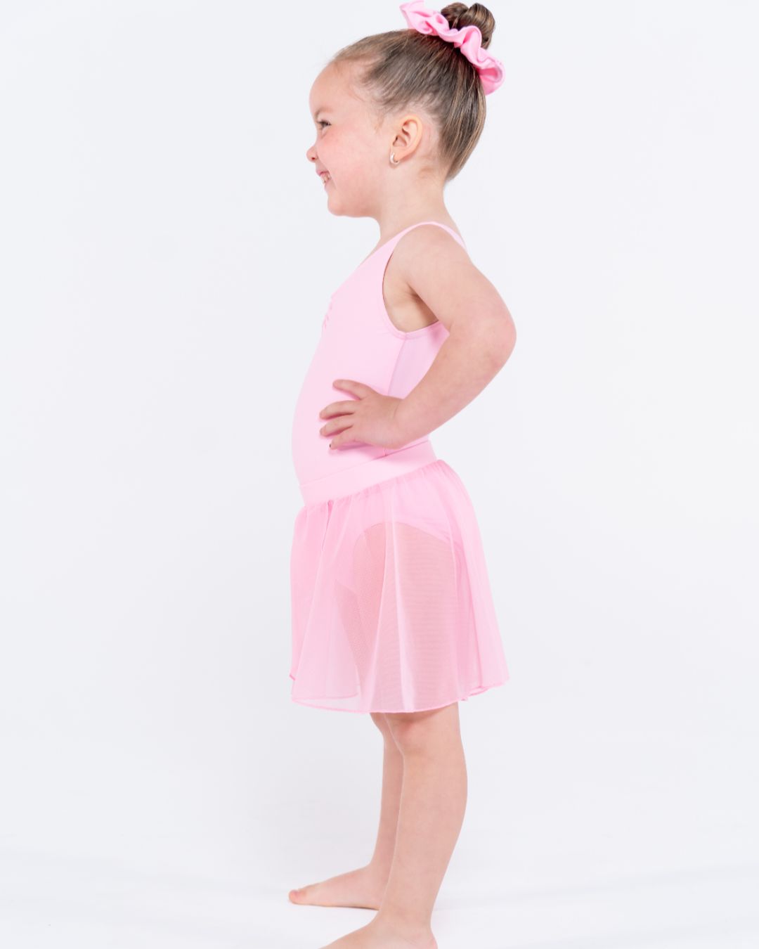 Total Dance Studio Wear Mesh Pull-On Ballet Wrap Skirt - Pull on Ballet Skirt - View 6