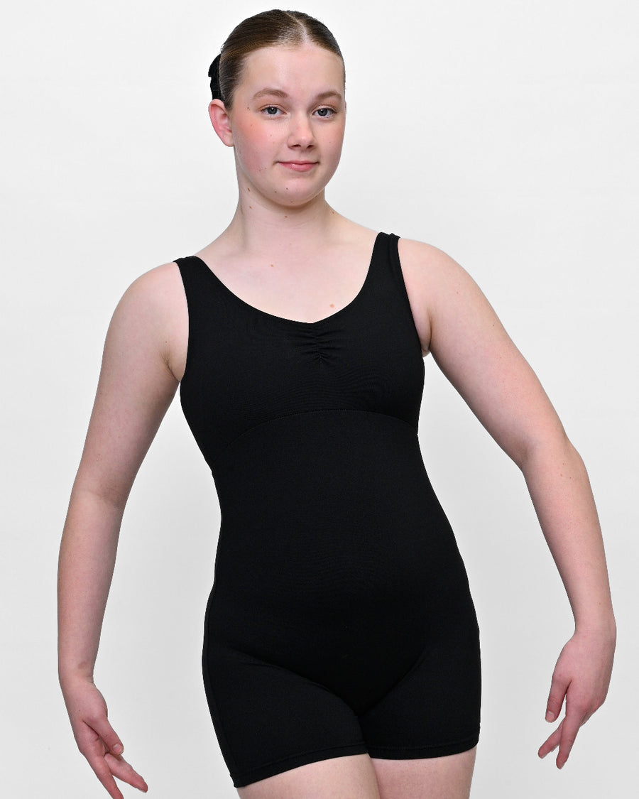 Empress Unitard - Gathered Front Dance Unitard