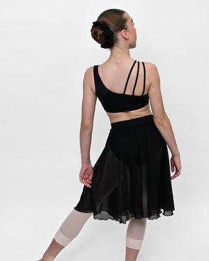 Total Dance Studio Wear Mastery Dance Skirt - Hi Multi Chiffon - Back