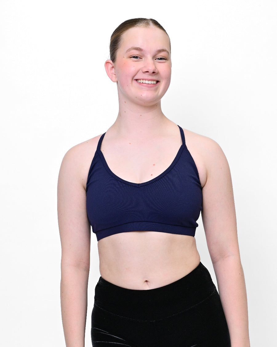 Essential Dance Cross Strap Crop Top