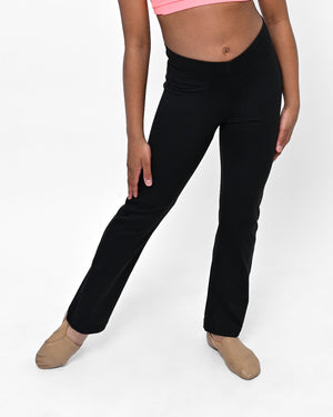 Total Dance Studio Wear Essential V Band - Straight Dance Pant - Leggings - Back