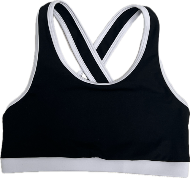 Violet Contrast Crop Top