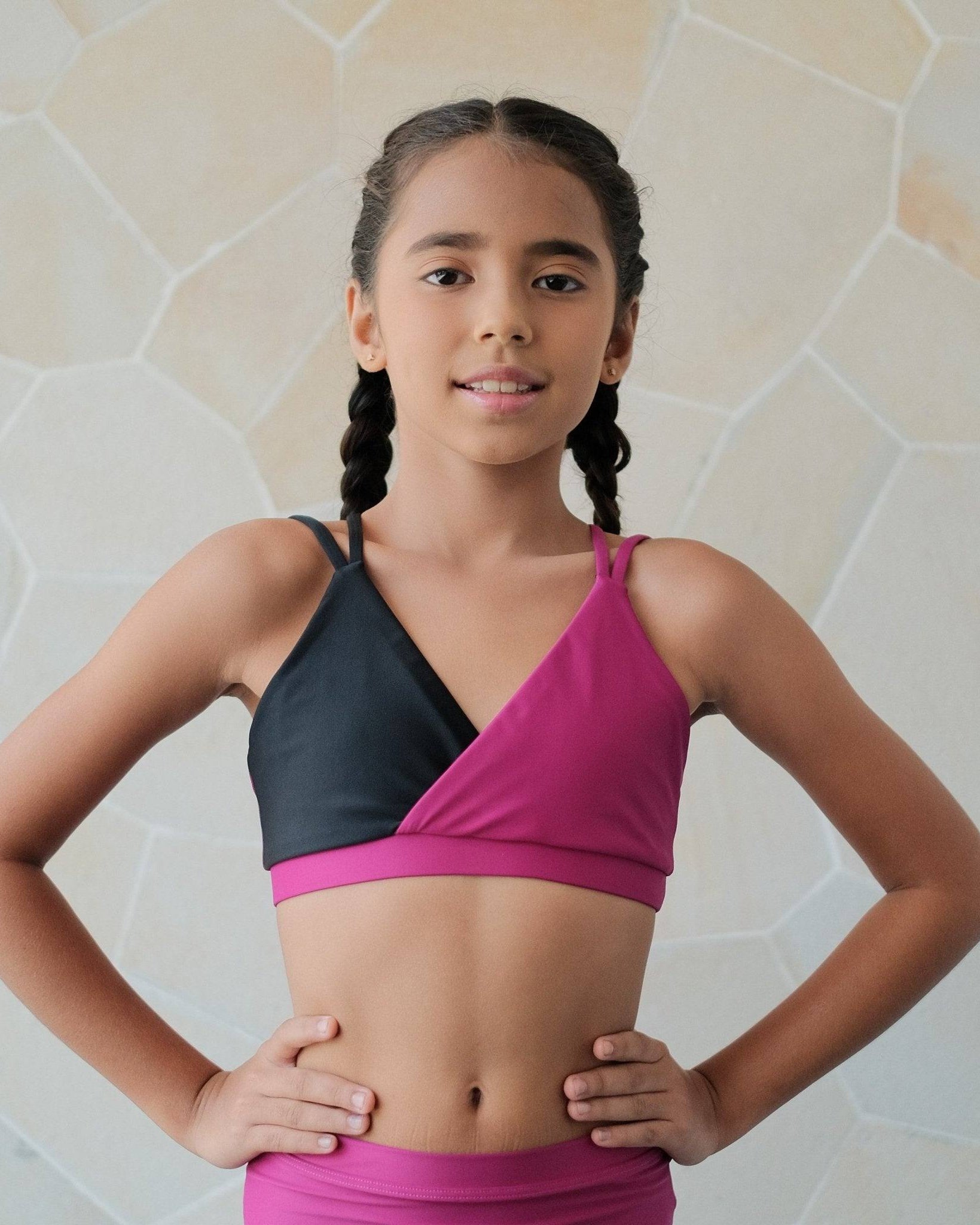 Amity Crop PRE-ORDER - Pink Lemon Dancewear