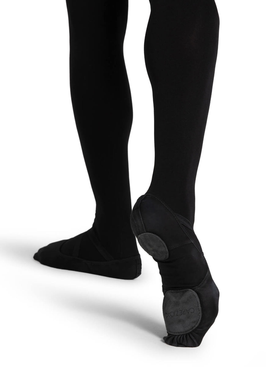 Hanami Canvas Split-Sole Ballet Shoes - Adult - Black