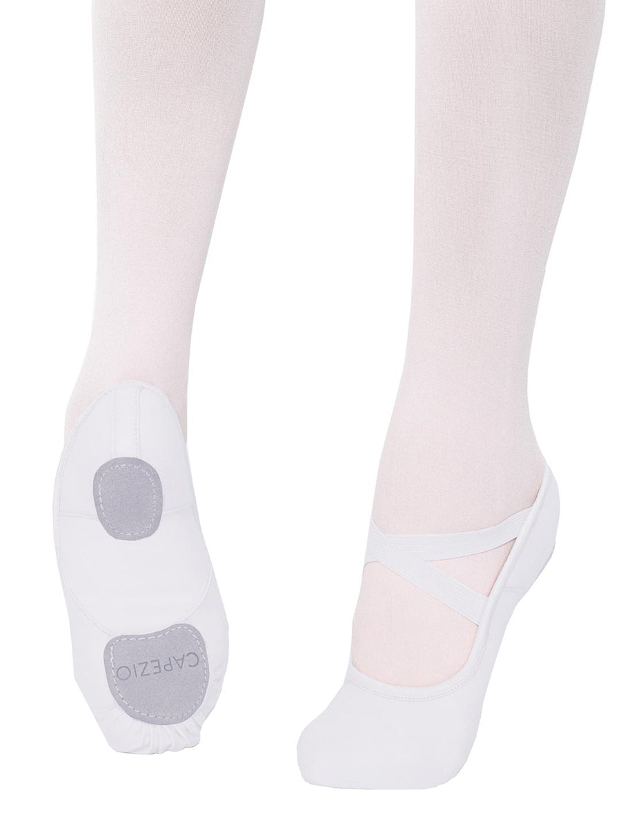 Hanami Canvas Split-Sole Ballet Shoe - Child - White
