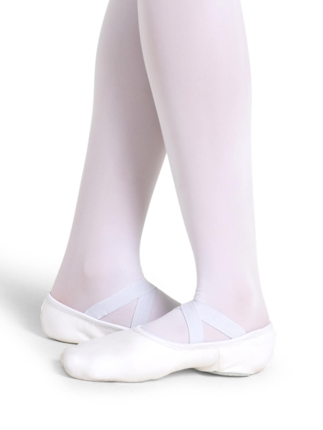 Hanami Canvas Split-Sole Ballet Shoes - Adult - White