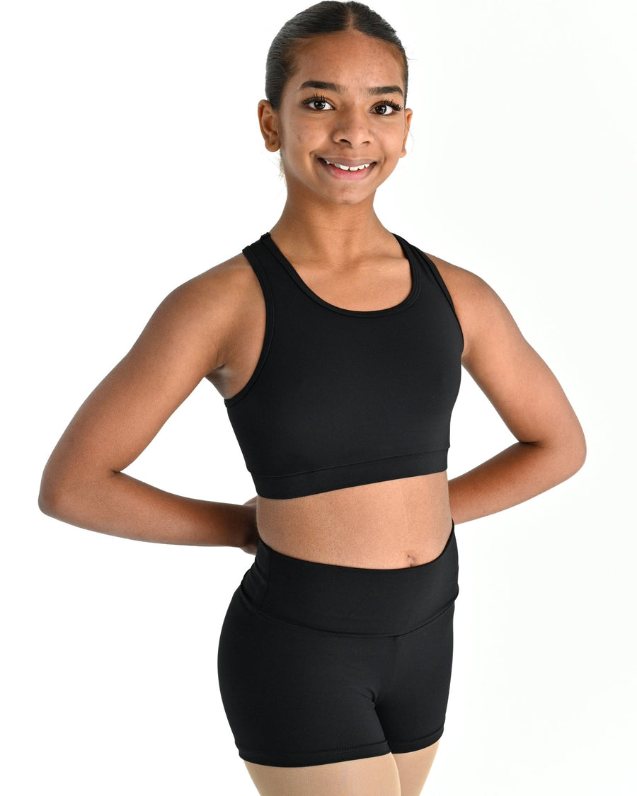 Onyx Racerback Crop Top